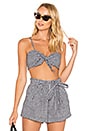 view 1 of 4 Gingham Crop Top in Gingham