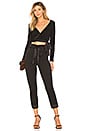 view 4 of 4 Freddy Wrap Top in Black