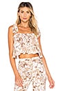 view 1 of 4 Renata Tank Top in Tan Floral