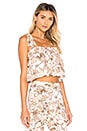 view 2 of 4 Renata Tank Top in Tan Floral