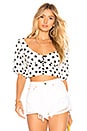 view 1 of 4 Lexington Crop Top in Dot