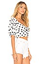 view 2 of 4 Lexington Crop Top in Dot