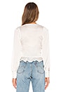 view 3 of 4 Isabella Rouched Top in White