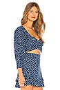 view 2 of 4 X REVOLVE Buttoned Crop Top in Blue Polka Dot