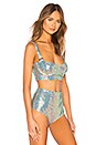 view 2 of 5 Cosmo Sequin Underwire Bra Top in Opal
