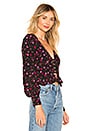 view 2 of 4 Isabella Ruched Top in Cherry Blossom