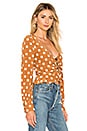 view 2 of 4 BLUSA ISABELLA in Mustard Dot