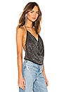 view 2 of 5 After Dark Halter Top in Black