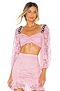 view 1 of 4 Lafayette Crop Top in Pink