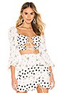 view 1 of 4 Lucia Crop Top in White