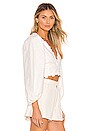 view 3 of 5 Macaroon Blouson Top in White