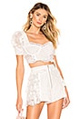 view 1 of 4 Indio Lace Crop Top in White