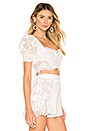 view 2 of 4 Indio Lace Crop Top in White