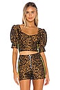 view 1 of 4 JETT 뷔스티에 탑 in Leopard