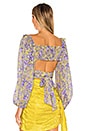 view 3 of 4 Maui Wrap Top in Yellow