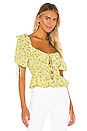 view 1 of 4 Chrysanthemum Blouse in Lemonade