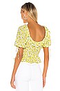 view 3 of 4 Chrysanthemum Blouse in Lemonade