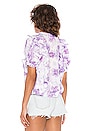 view 3 of 4 Zinna Ruffle Blouse in Purple