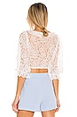 view 3 of 4 Loretta Cropped Blouse in Ivory