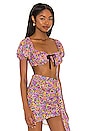 view 2 of 4 Maud Crop Top in Fuchsia