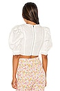 view 3 of 4 Serena Crop Top in White