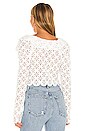 view 3 of 4 Charmaine Crop Top in White