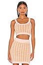 view 1 of 4 Cher Crop Sweater Tank in Light Pink