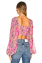 view 3 of 4 Trisha Crop Top in Pink