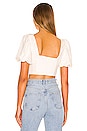 view 3 of 4 Jessie Crop Top in White