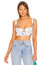 view 1 of 4 Farah Crop Top in White