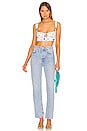 view 4 of 4 Farah Crop Top in White