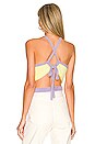 view 3 of 4 Maureen Cut Out Top in Yellow