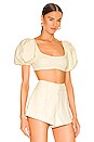 view 2 of 4 Courtney Crop Top in Yellow