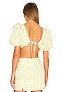 view 3 of 4 Maureen Crop Top in Green