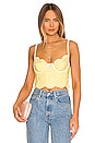 view 1 of 4 Natalia Corset Top in Yellow