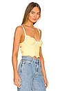view 2 of 4 Natalia Corset Top in Yellow