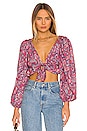 view 1 of 4 Tonya Crop Top in Purple