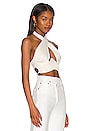 view 2 of 4 x REVOLVE Rana Cross Front Crop Top in White