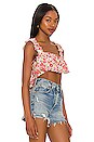view 2 of 4 Auden Crop Top in Red