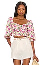 view 1 of 4 Cassia Crop Top in Pink