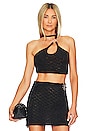 view 1 of 5 Mirabel Crop Top in Black