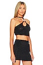 view 2 of 5 Mirabel Crop Top in Black