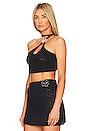 view 3 of 5 Mirabel Crop Top in Black