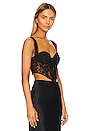 view 3 of 8 Sammie Crop Top in Black