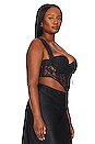 view 4 of 8 Sammie Crop Top in Black
