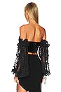 view 4 of 5 Regina Crop Top in Black