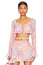 view 1 of 4 Mavis Crop Blouse in Multi