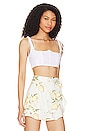view 2 of 4 Layla Crop Top in White