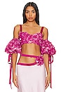 view 1 of 4 Autumn Crop Top in Pink