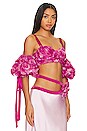 view 2 of 4 Autumn Crop Top in Pink